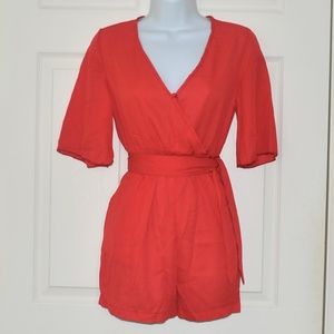 Chiffon Romper 3/4 Sleeves